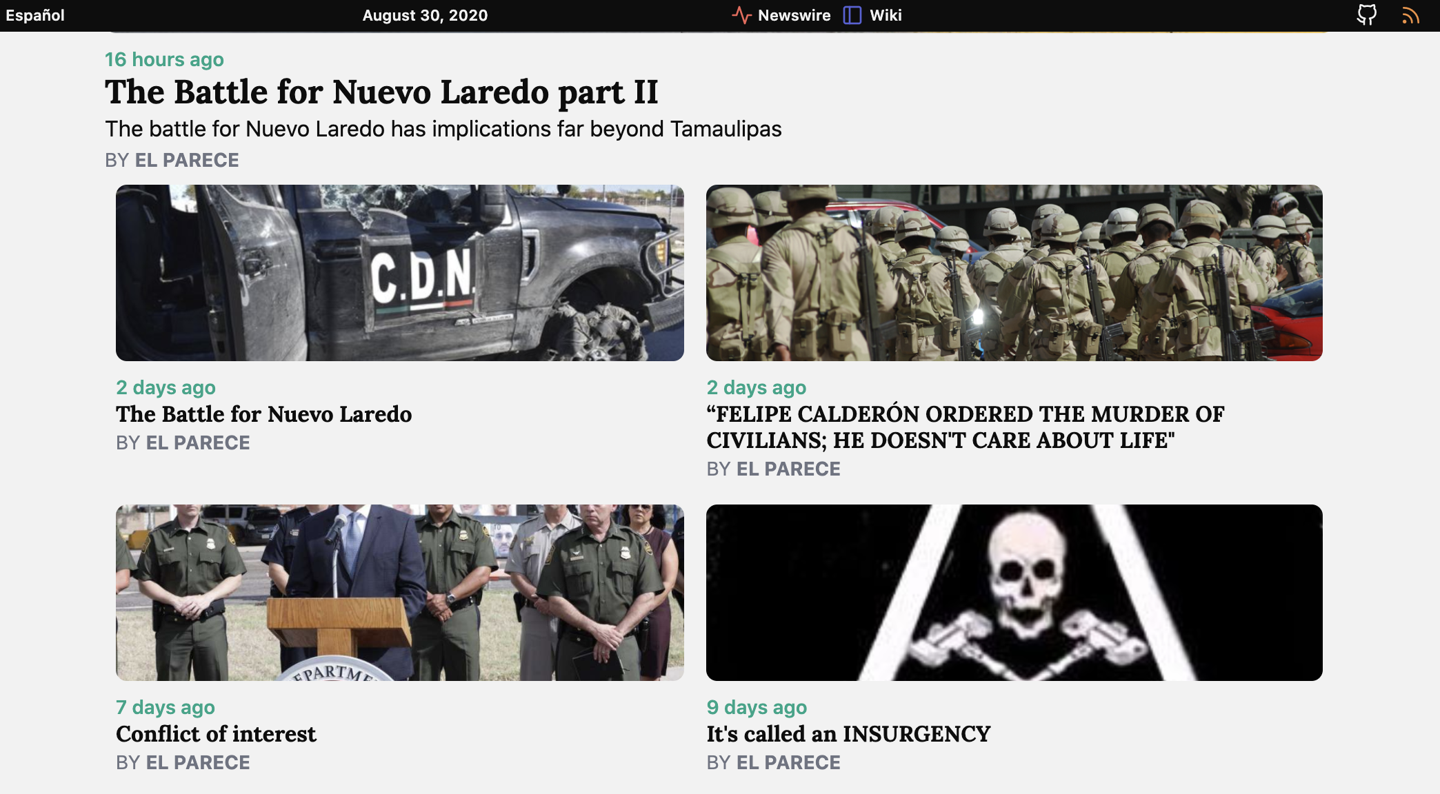 Narco.news website