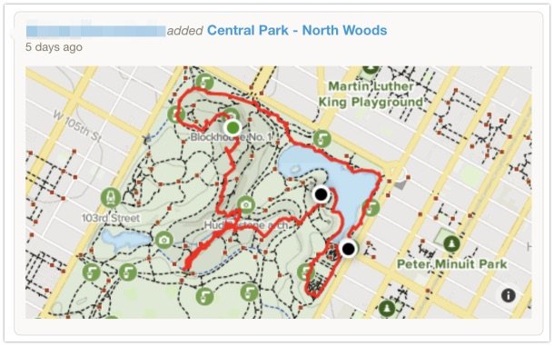 Checking publicly shared activities in AllTrails