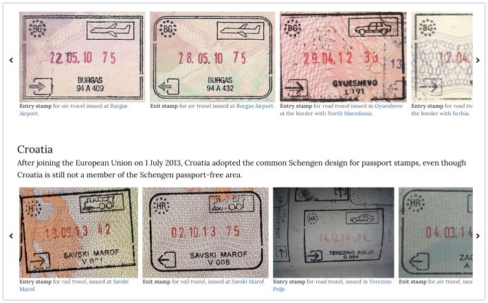 Comparing passport stamps can generate new leads