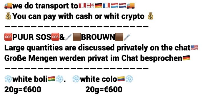 The use of emojis on Telegram