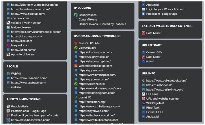 Another Start.me page with lots of links
