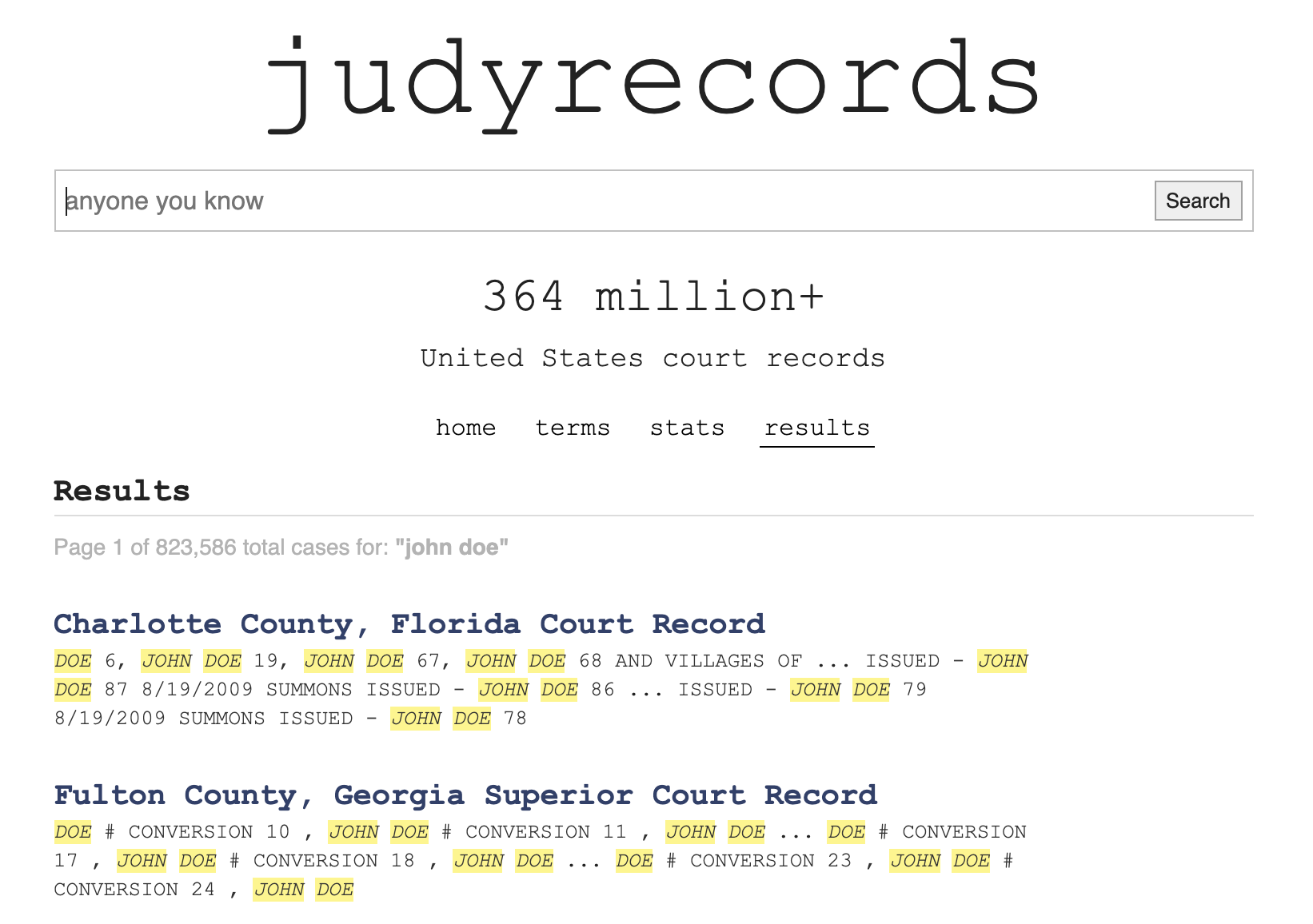 JudyRecords