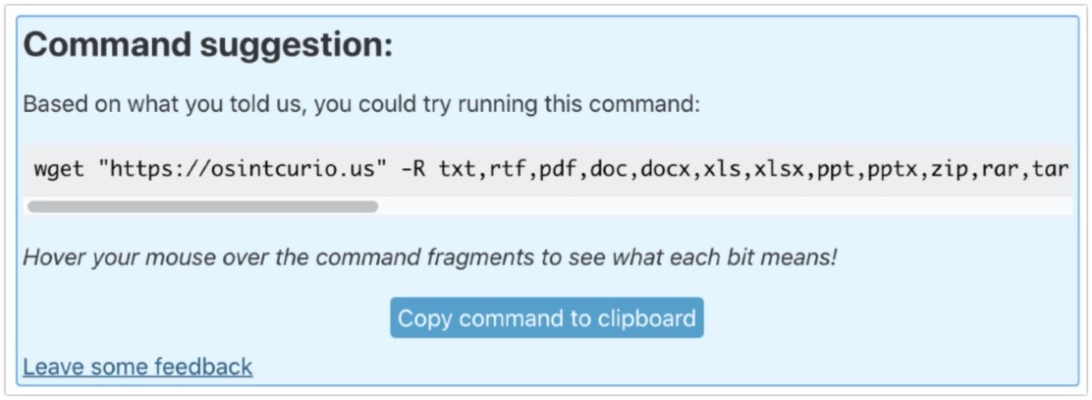 crafting the perfect command