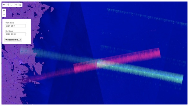 Locating sites emitting radar signals