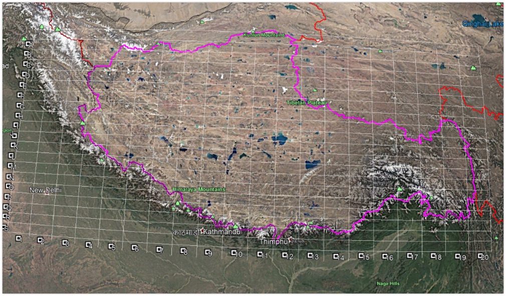 Adding a grid to Google Earth