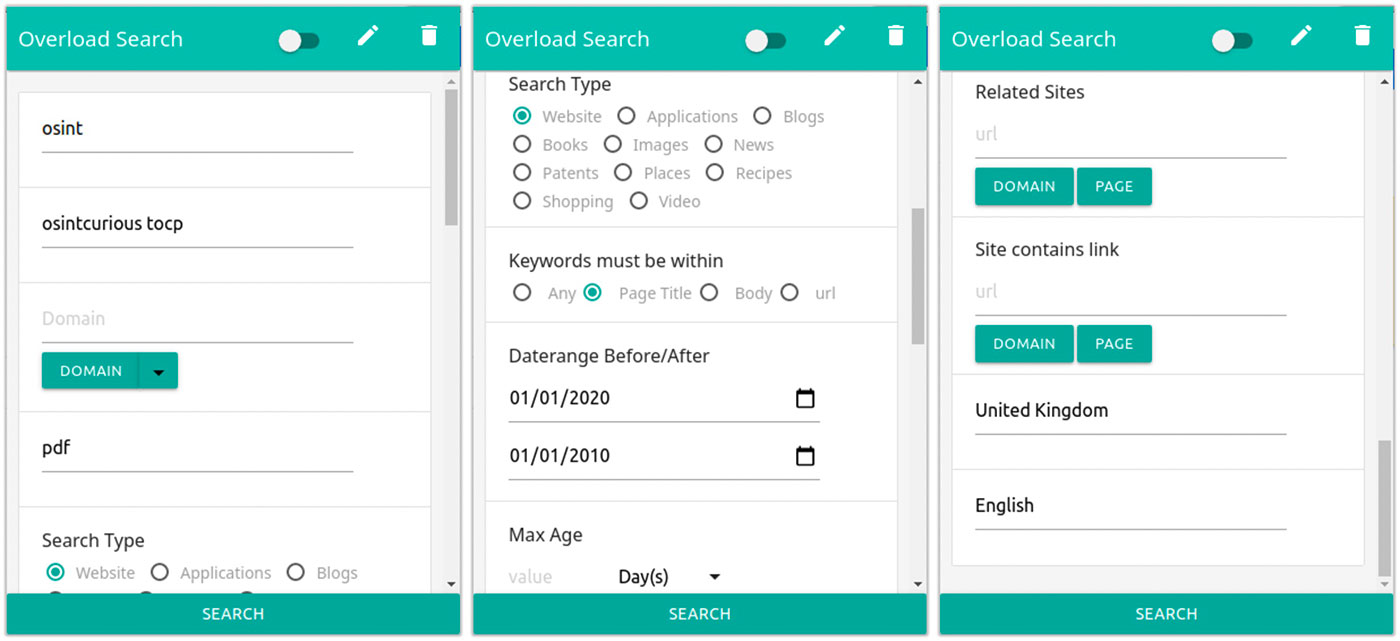 Constructing a query bit by bit