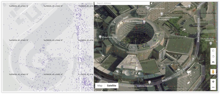 Plotting WiFi access points since 2004