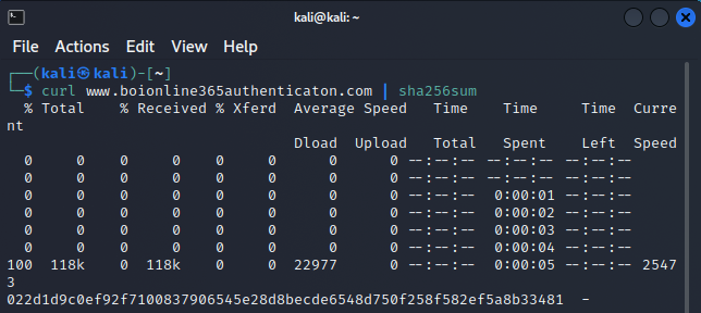 A simple way to calculate a website's hash